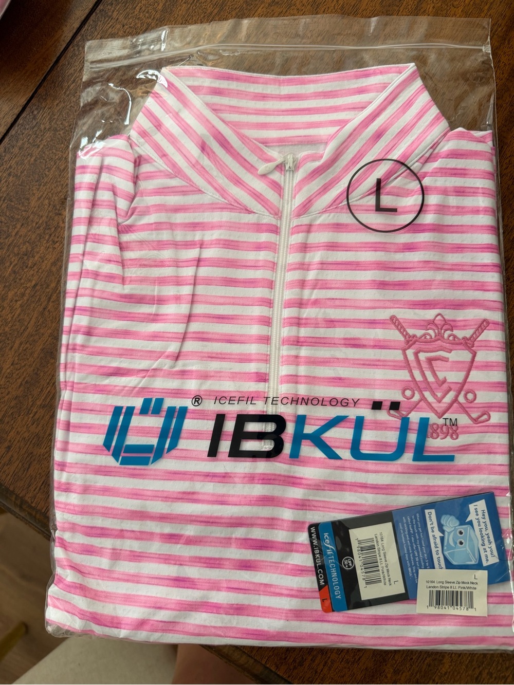 IBKUL long sleeve women’s half zip